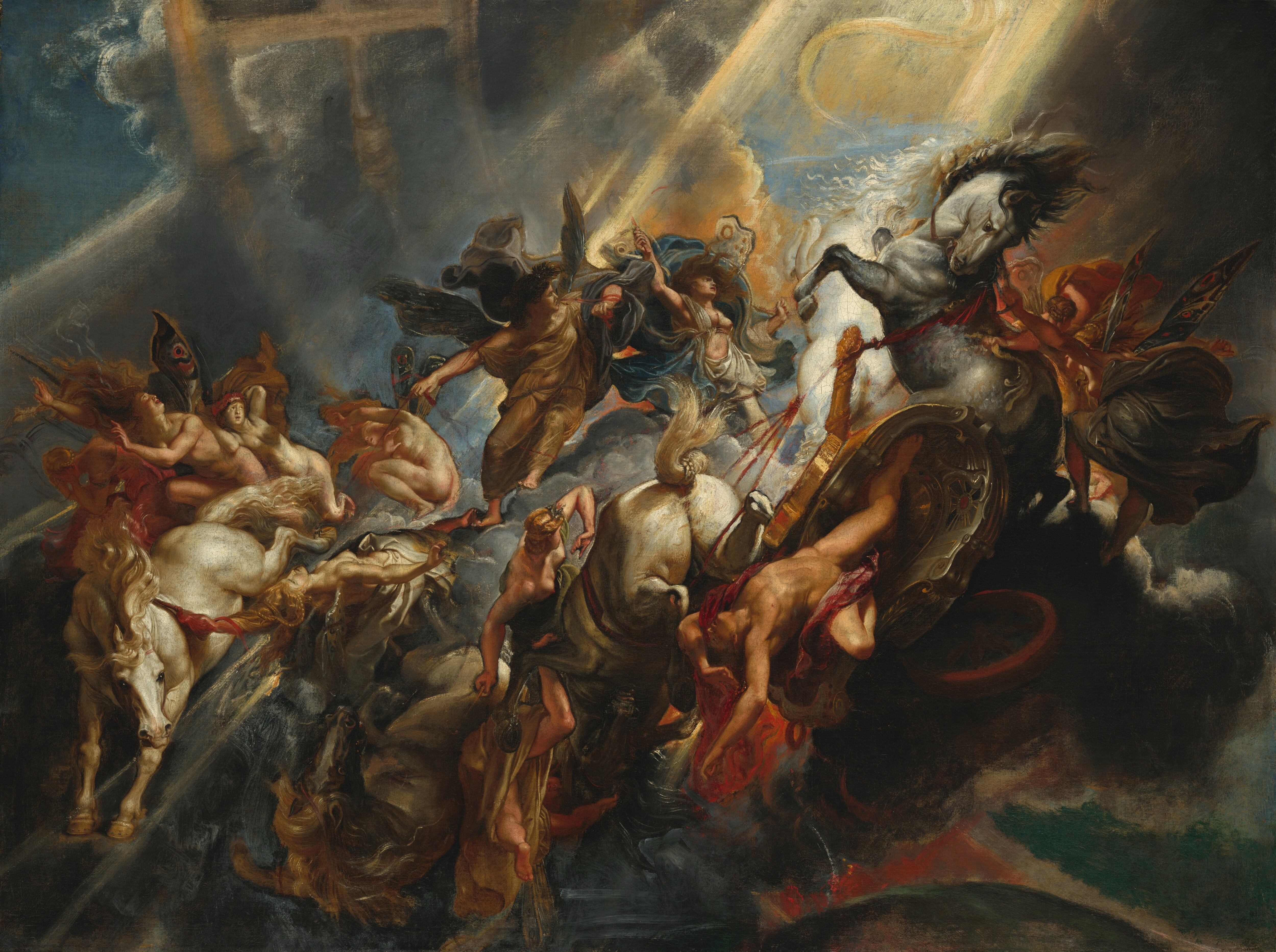 Gattungen der Malerei Peter Paul Rubens Der Sturz des Phaethon